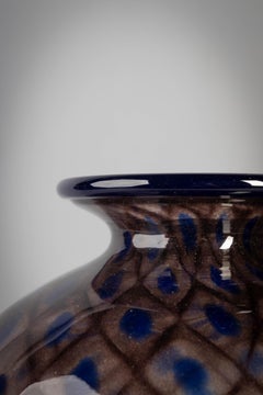 Large Daum "Peacock" Vase, circa 1910