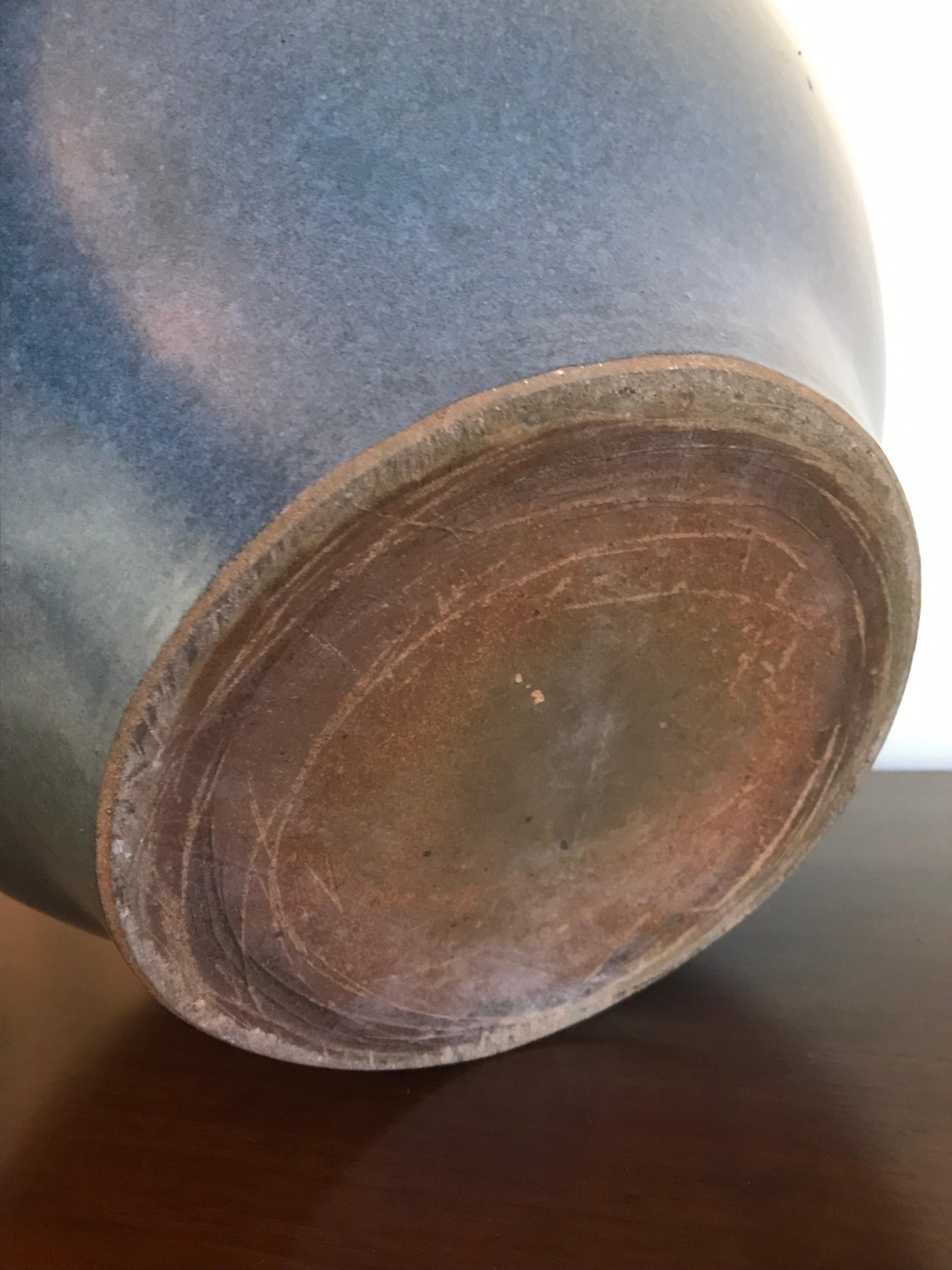 Glazed  David Cressey Large Studio Pottery Pro Artisan Vase