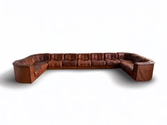 Large De Sede DS-11 Modular Sofa Consisting of Eleven Elements