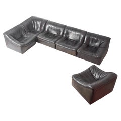 Grand canapé modulaire De Sede 'DS-46' avec fauteuil, Suisse 1970