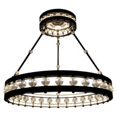 Large Deco Style Corona Chandelier