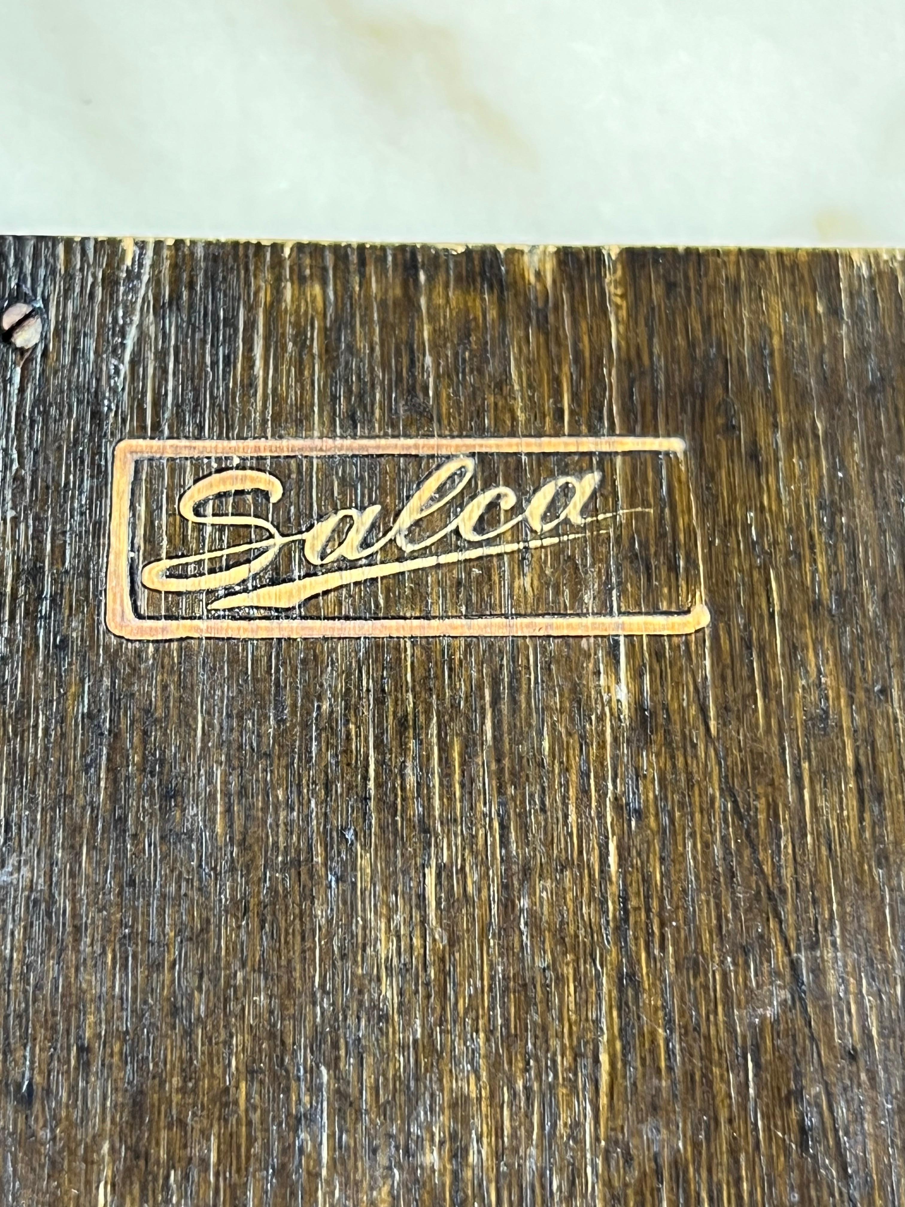 Dekoriertes Tablett aus Buche und Formica-Holz, Italien, 1950er Jahre im Angebot 1