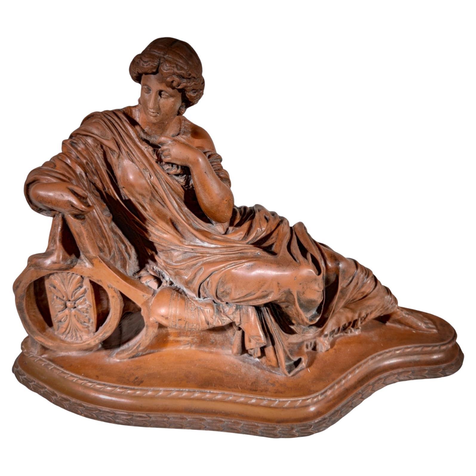 Large Decorative 19th Century Sculpture For Sale