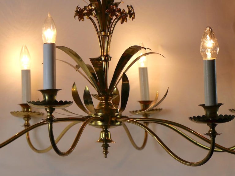 Large Decorative 8Arm Chandelier by Halcolite at 1stDibs
