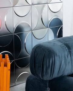 Large decorative aluminium panel, 1970