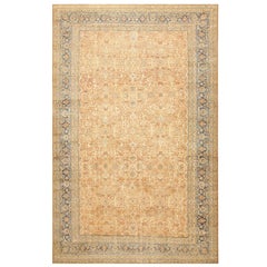 Tapis persan ancien Lavar Kerman. 11 pieds 6 po. x 18 pieds