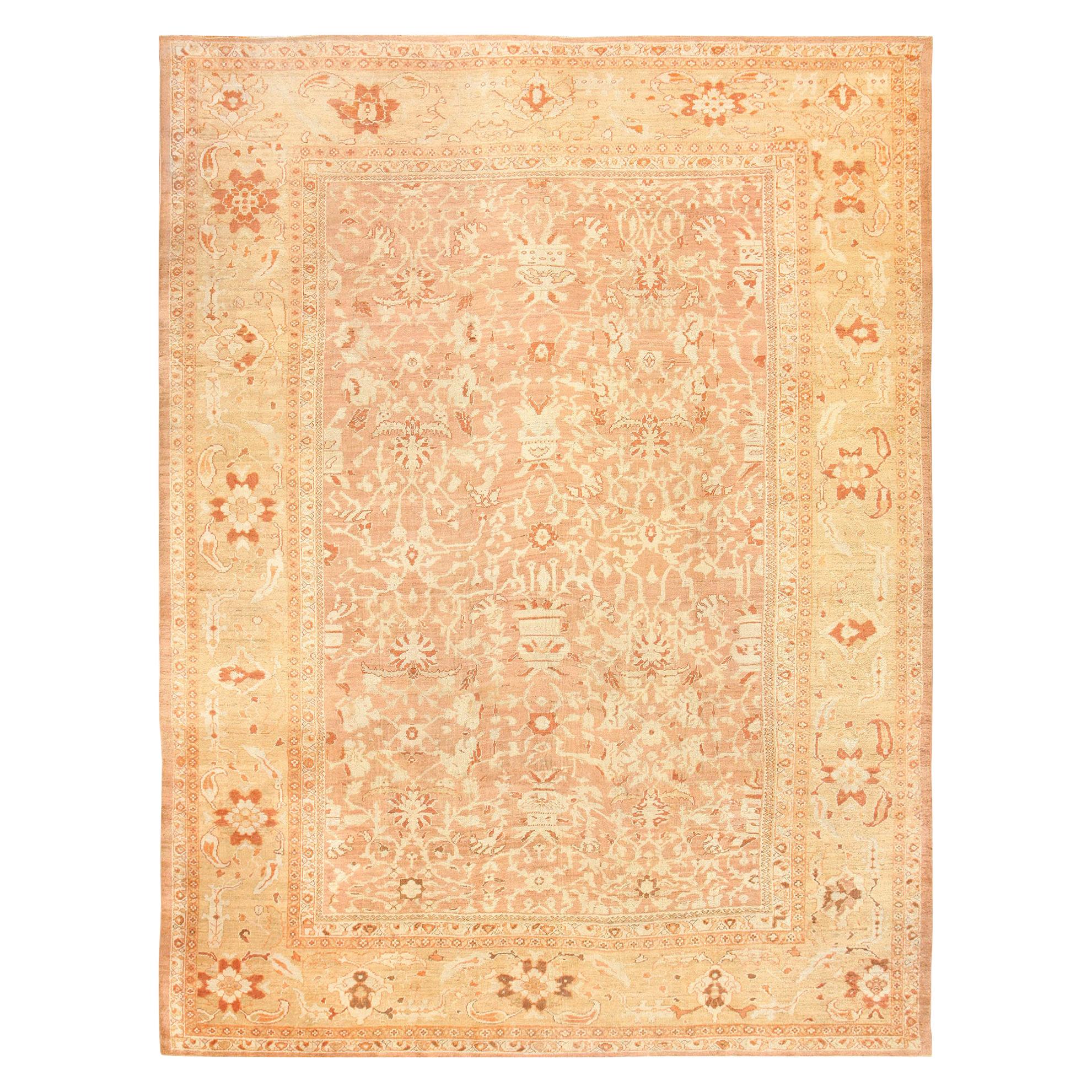 Nazmiyal Decorative Antique Persian Ziegler Sultanabad Rug. Size: 11 ft x 15 ft For Sale