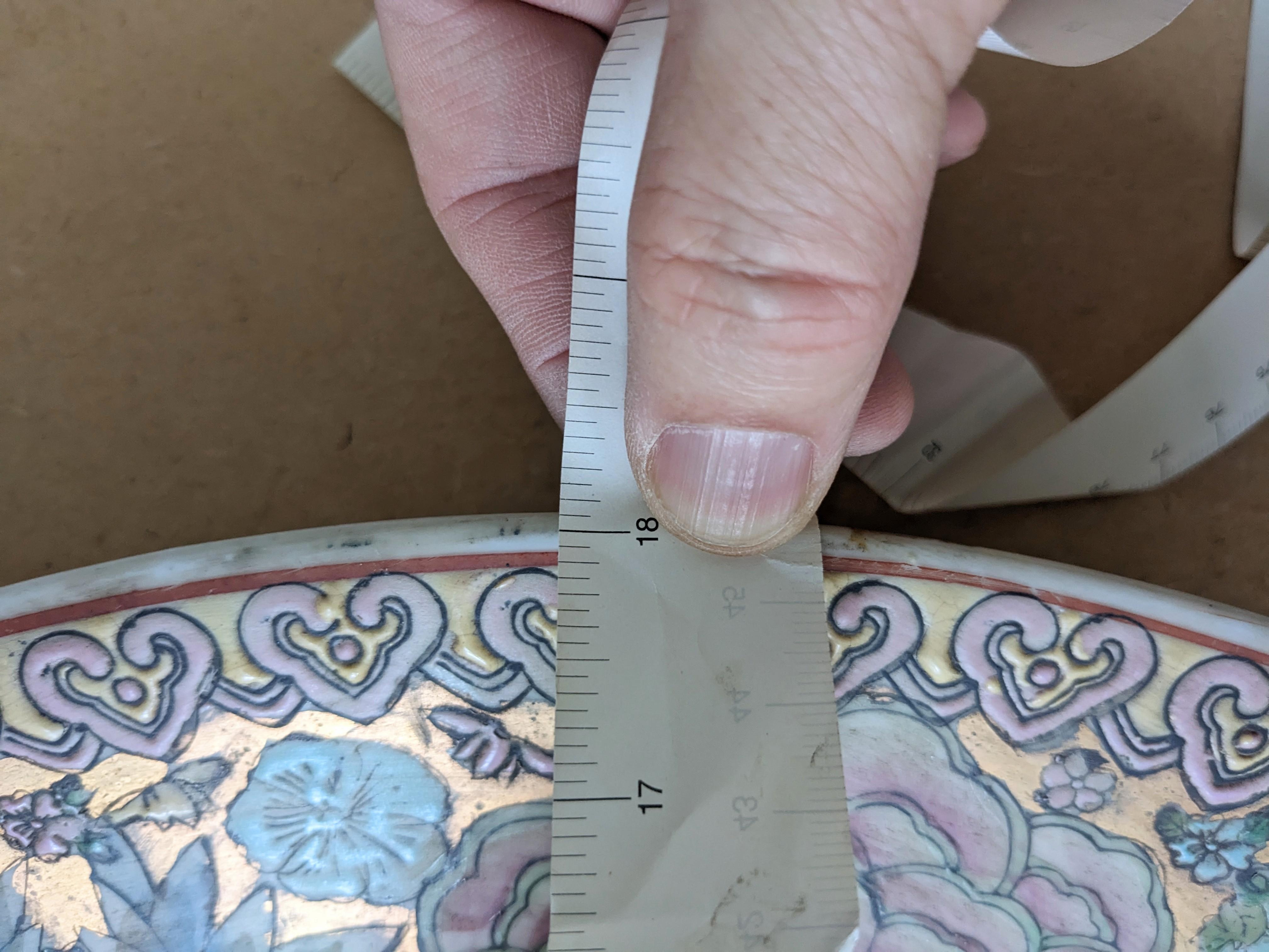 Cargador decorativo asiático grande Porcelana en venta