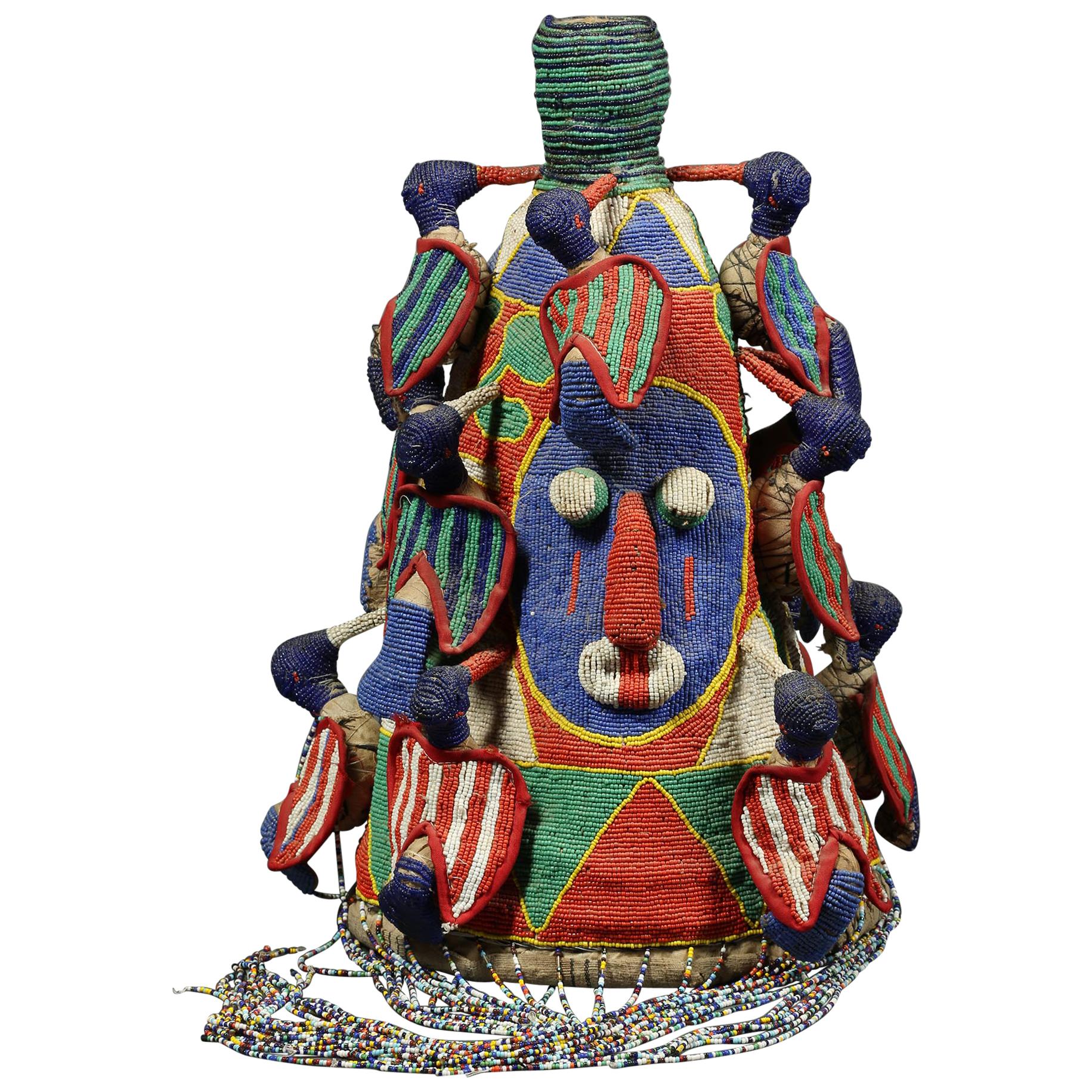 Yoruba Beaded Crown 1, Nigeria