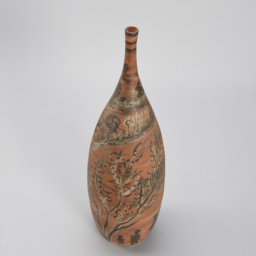 Mid-20th Century Large Decorative Bottle by the French Ceramicist Jules Agard For Sale
