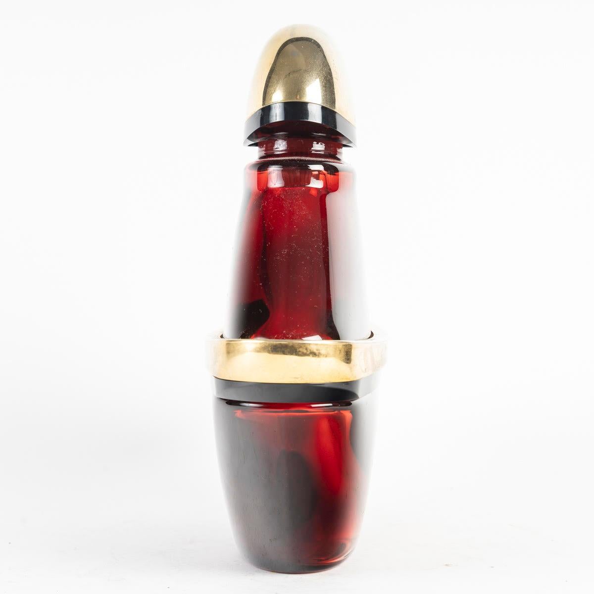 Moderno Grande flacone decorativo per il profumo Samsara, Guerlain, 1990. in vendita