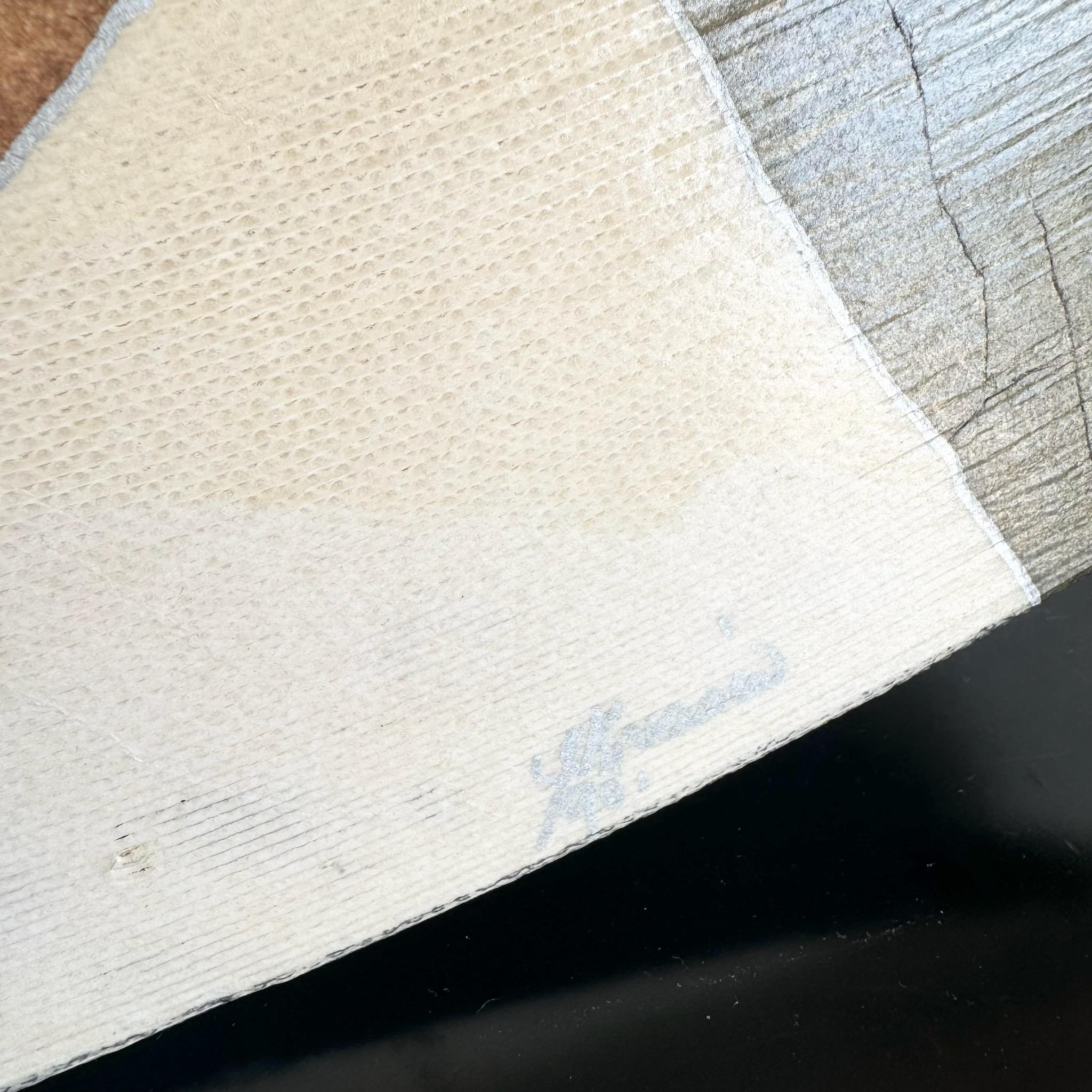 American Large Decorative Brown and Tan Cardboard Plate For Sale