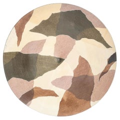 Large Decorative Brown and Tan Cardboard Plate