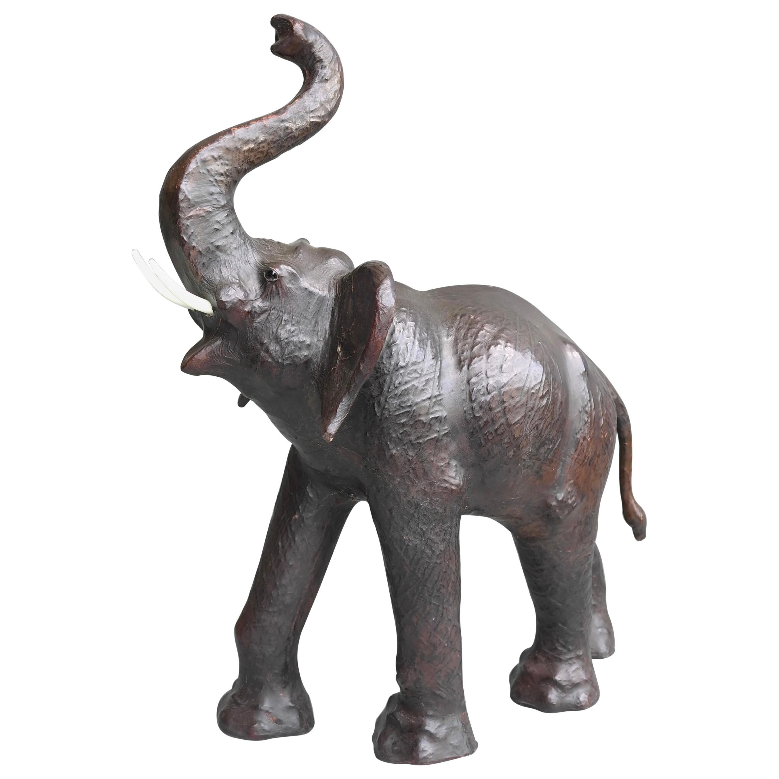 Elephant Vintage Marron Éléphant Encadré Ombre Boîte Décoration hd2666 
