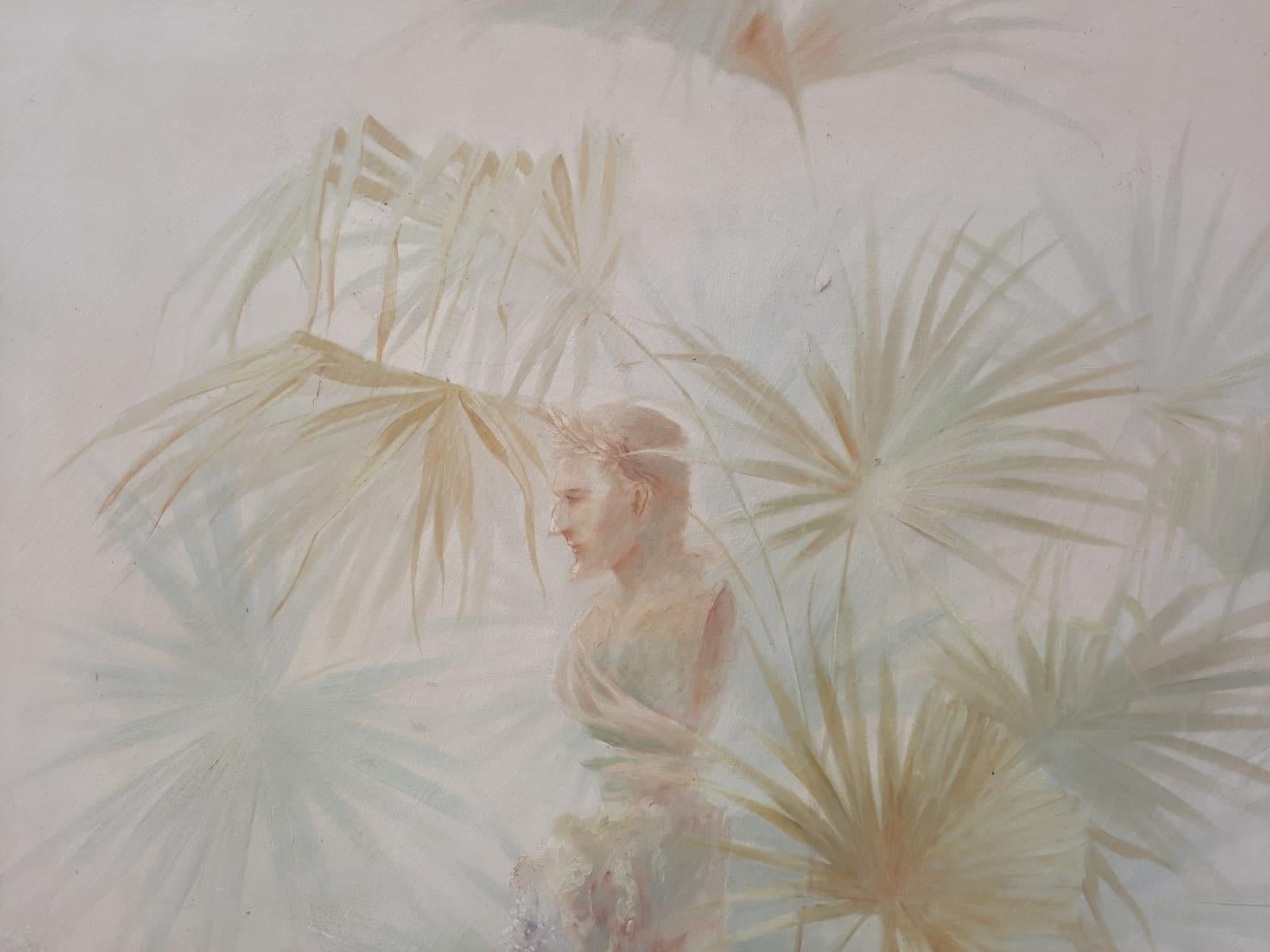 Große dekorative Leinwand, CIRCA 1900, signiert A. Hubert im Angebot 4