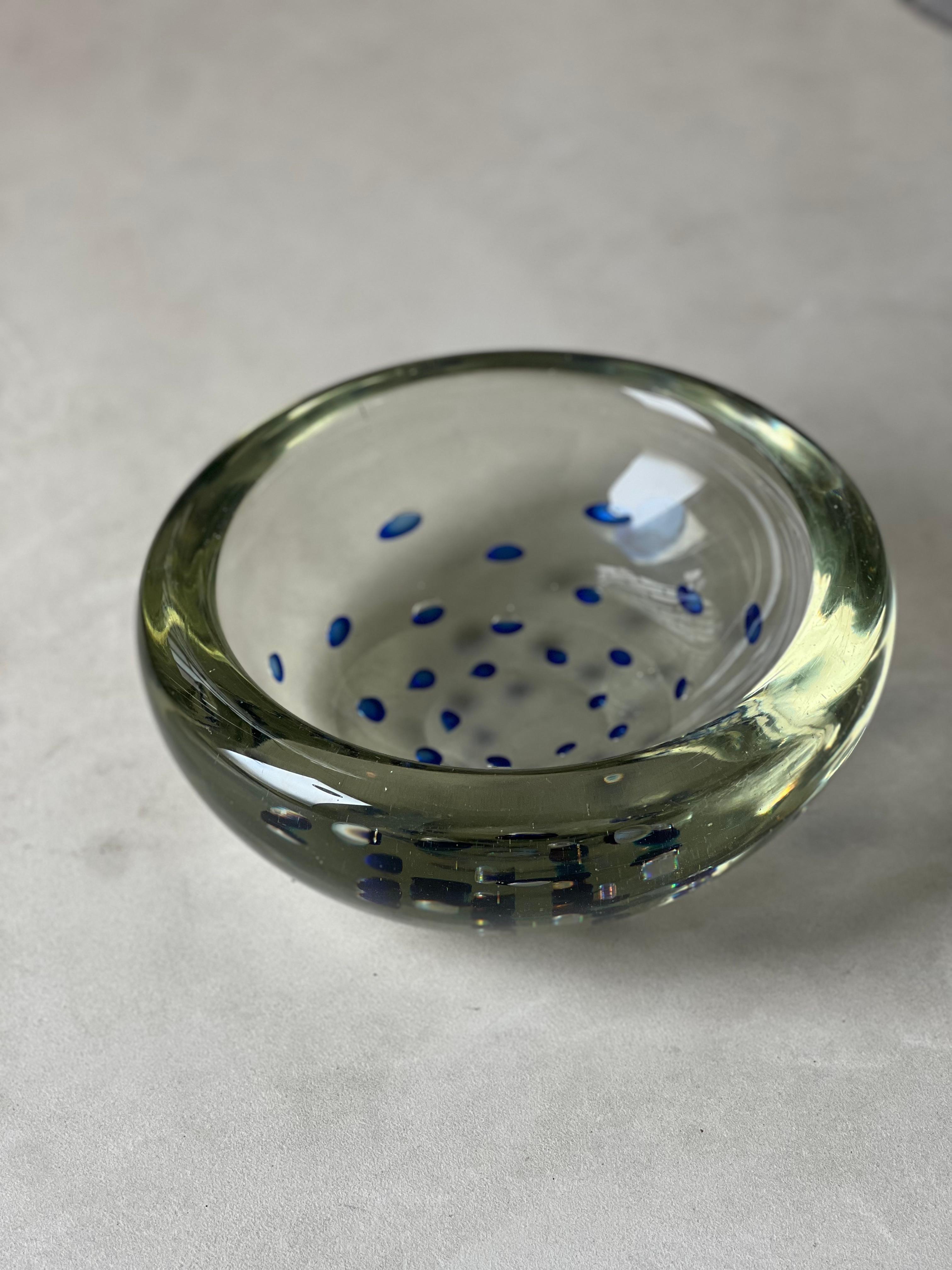 Grande centrotavola decorativo - complemento d'arredo, vetro Art Decor di Vamsa anni '40 in vendita 4