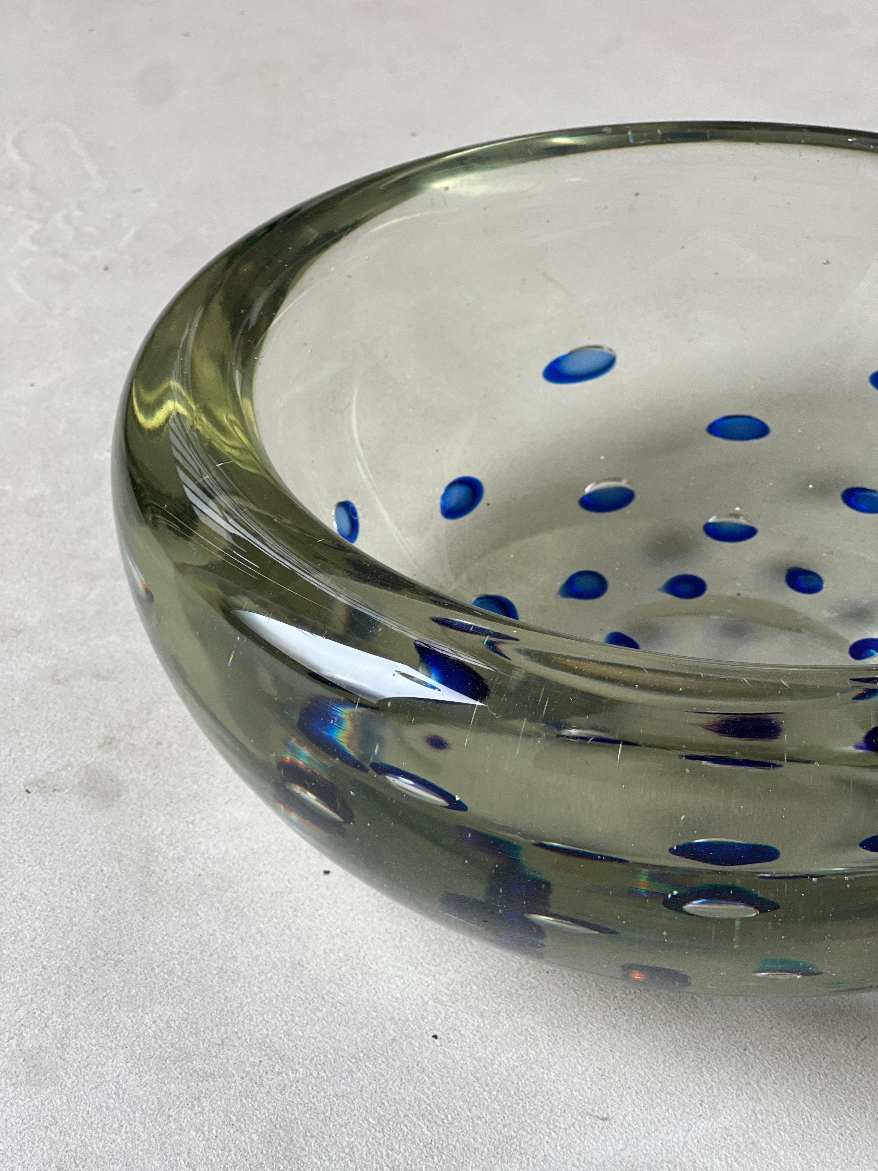 Grande centrotavola decorativo - complemento d'arredo, vetro Art Decor di Vamsa anni '40 in vendita 6