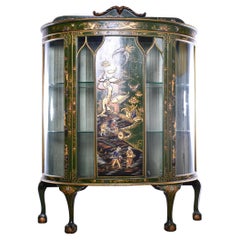 Antique Large Decorative Chinoiserie Cabinet