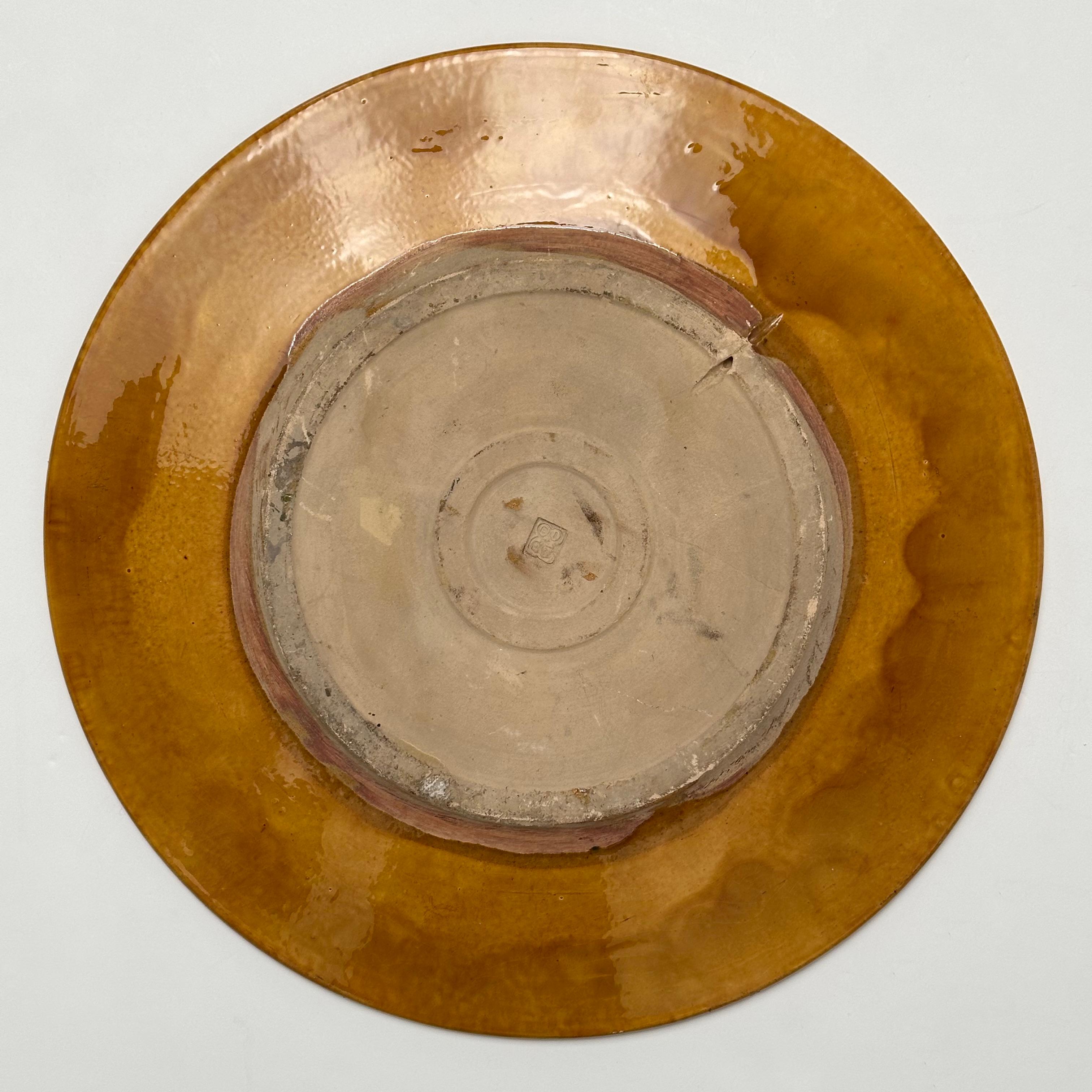 Gran Plato Decorativo, Biot, Francia c. 1960 en venta 4