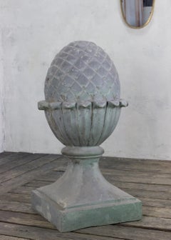 Large Decorative Fiberglass Pinecone Finial Decoration