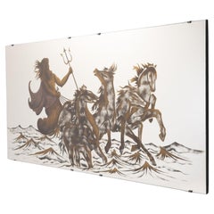 Large Decorative Frameless Mirror
