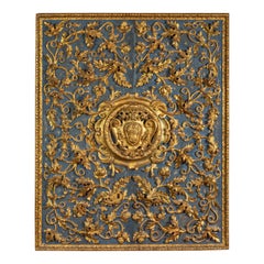 Large Decorative French Giltwood Wall Panel