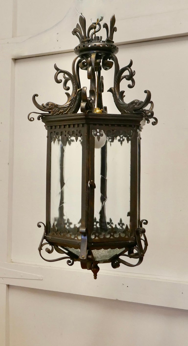 Olde French Market Indoor Lantern - HenFeathers