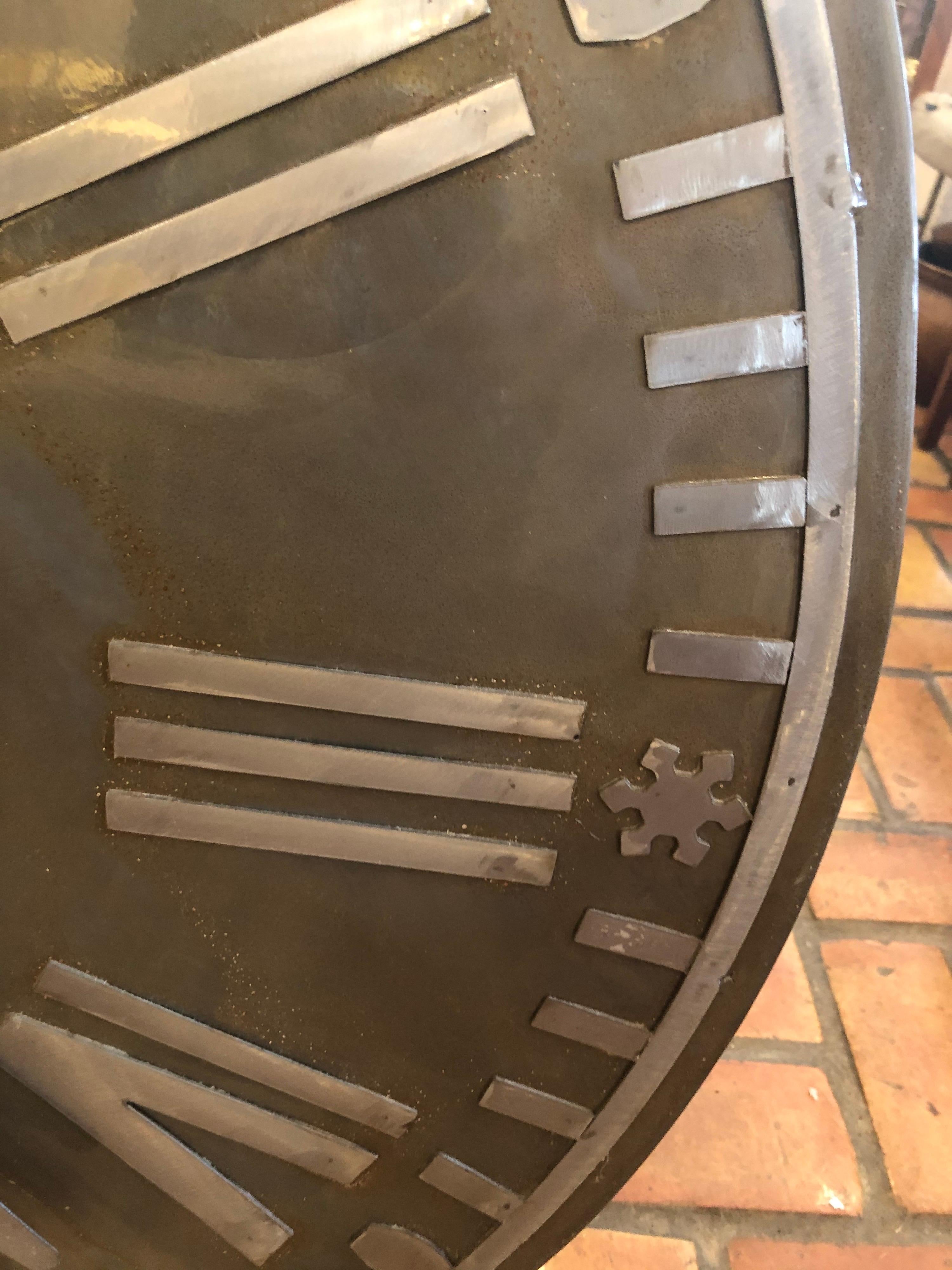 Large Decorative French Style Steel Wall Clock 8
