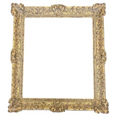 Used Large, Decorative Impressionist Wooden Frame, France Around 1880