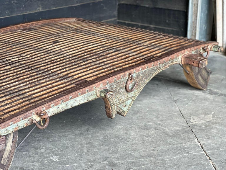 Large Decorative Indian Coffee Table For Sale at 1stDibs