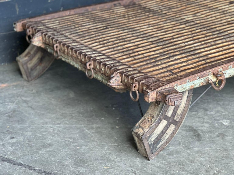 Large Decorative Indian Coffee Table For Sale at 1stDibs