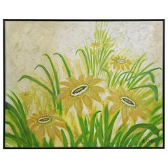 Large Decorative Lee Reynolds Floral Painting