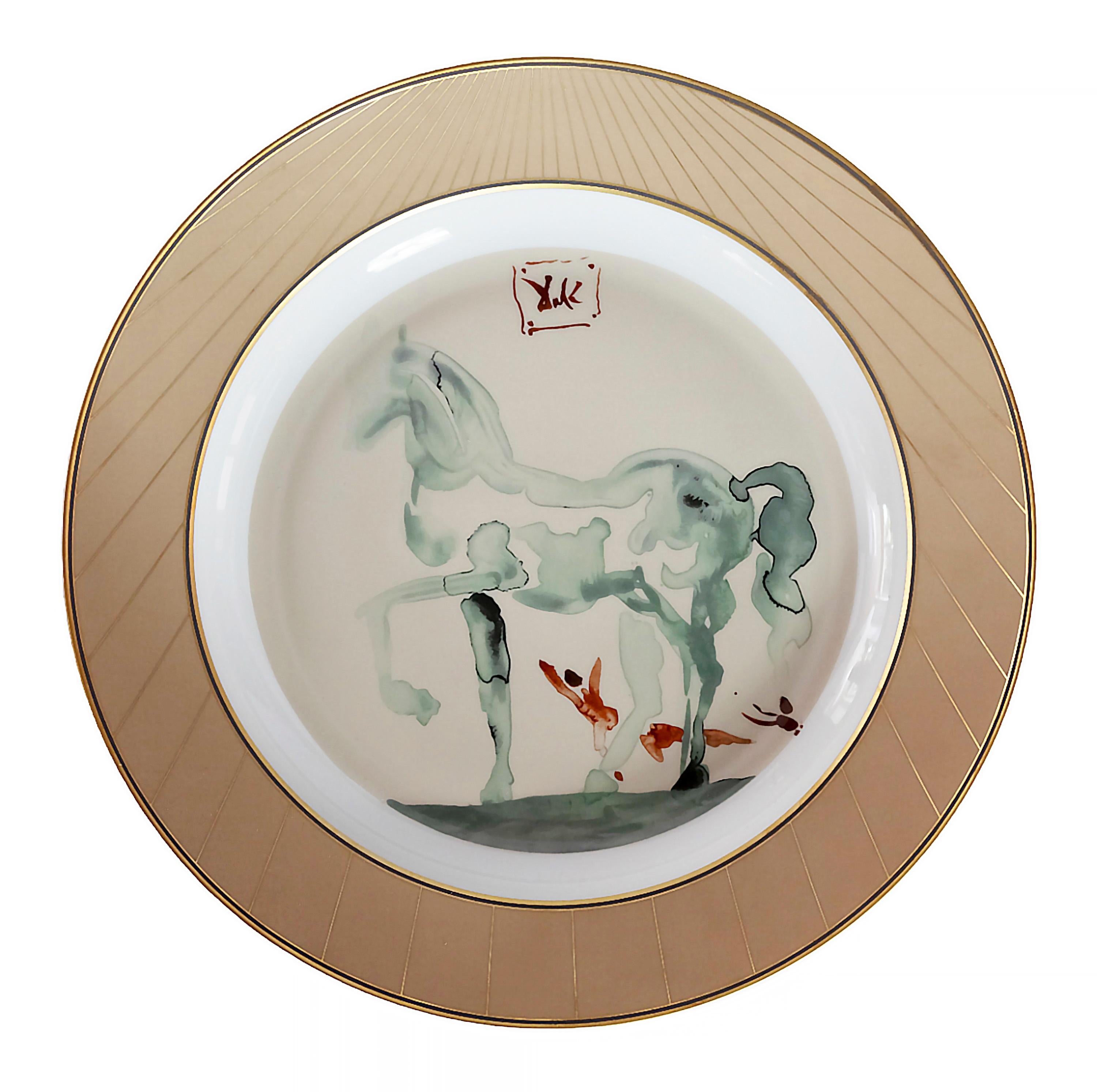 Large limited edition Salvador Dali decorative porcelain plate. Can be placed on the wall.
Marked on the bottom, numbered, includes original box and certificate.
Very good/excellent condition.