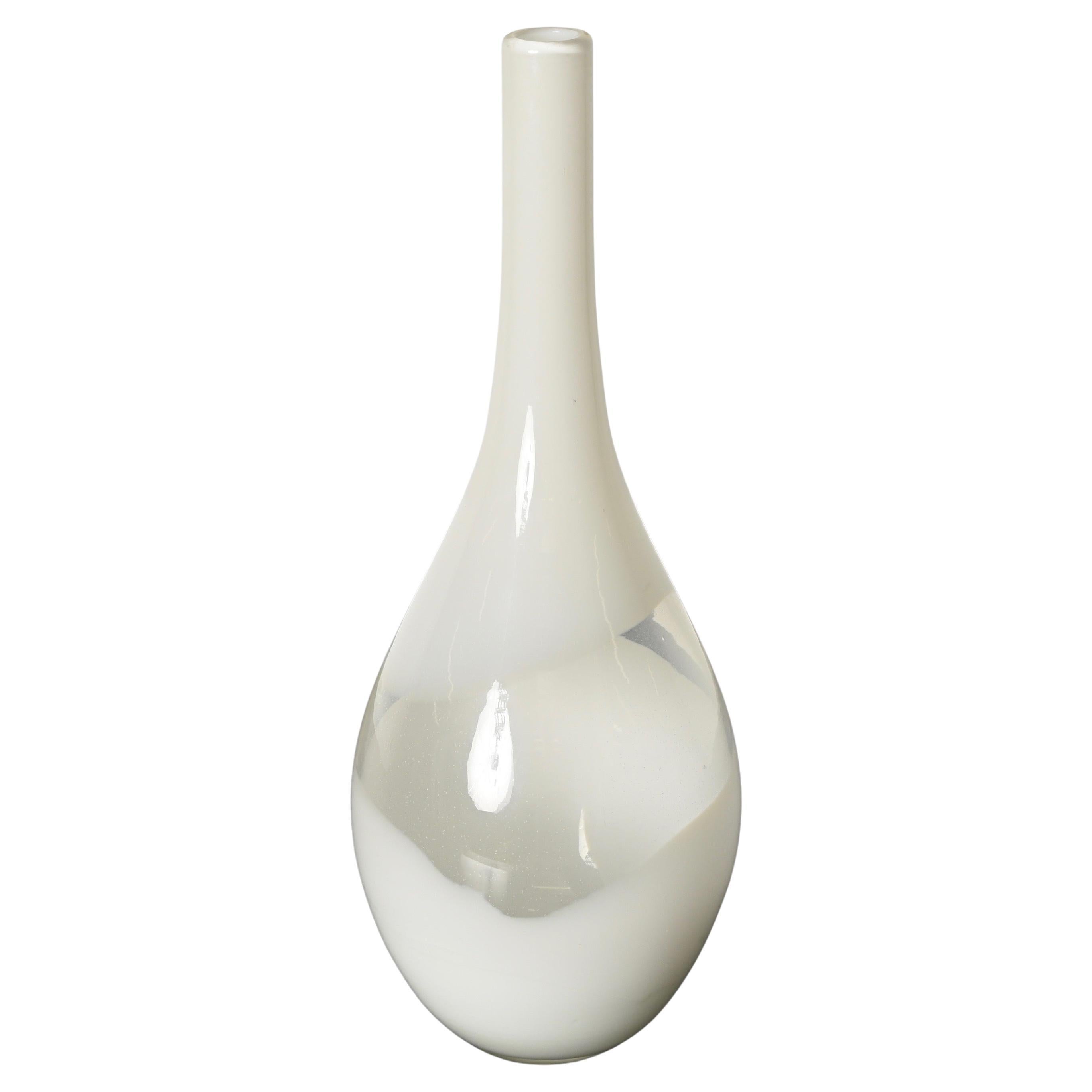 Grande vaso o bottiglia decorativa in vetro di Murano di V.I.I. Nason, Italia, anni '70