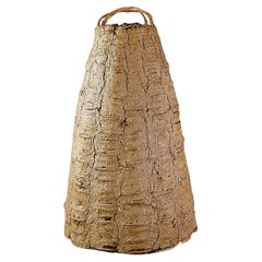 Large Decorative old traditional hive cage in wicker and "Torchis"