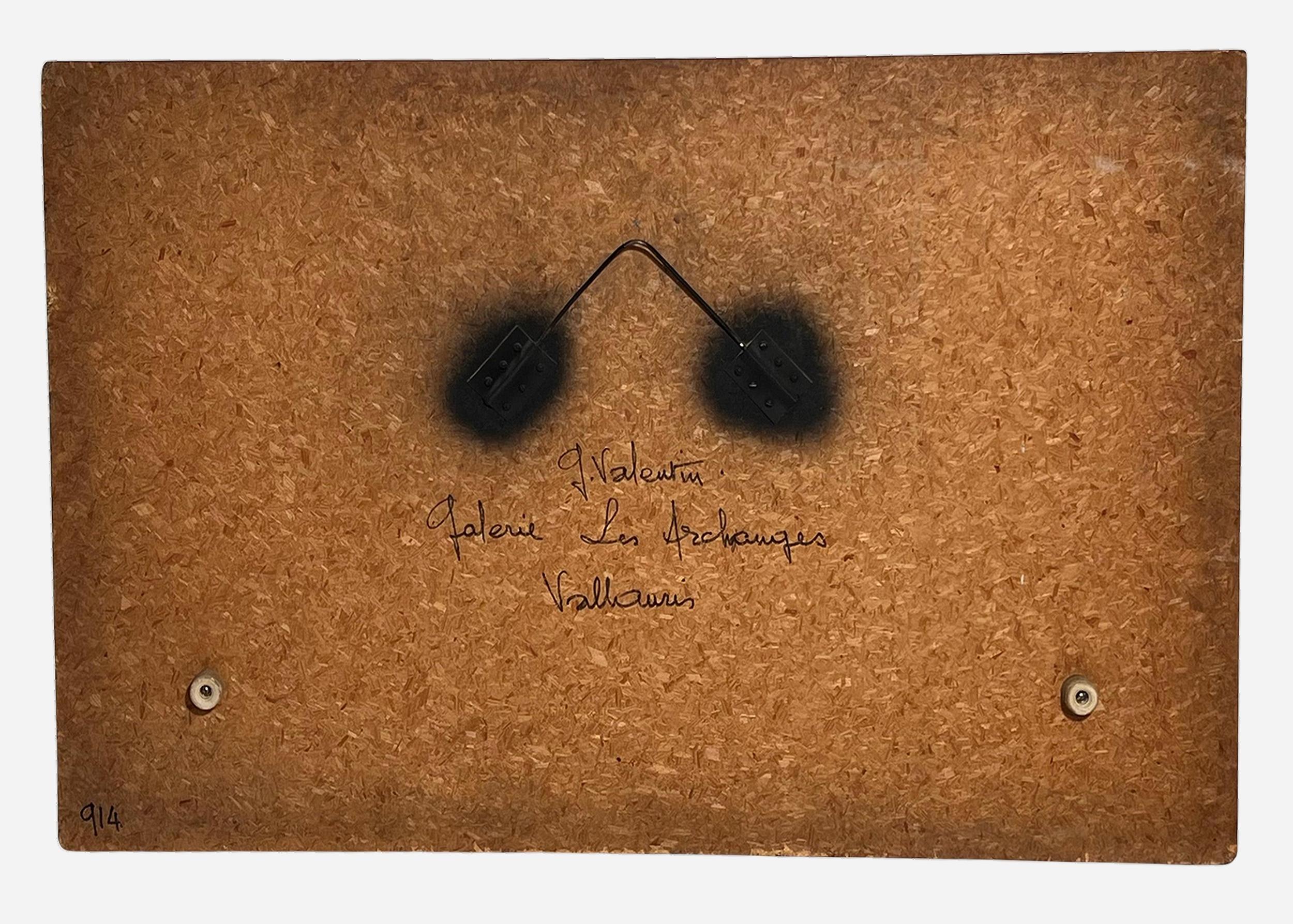 Large decorative panel, Gilbert Valentin, Vallauris, France, circa 1960 (Mitte des 20. Jahrhunderts) im Angebot