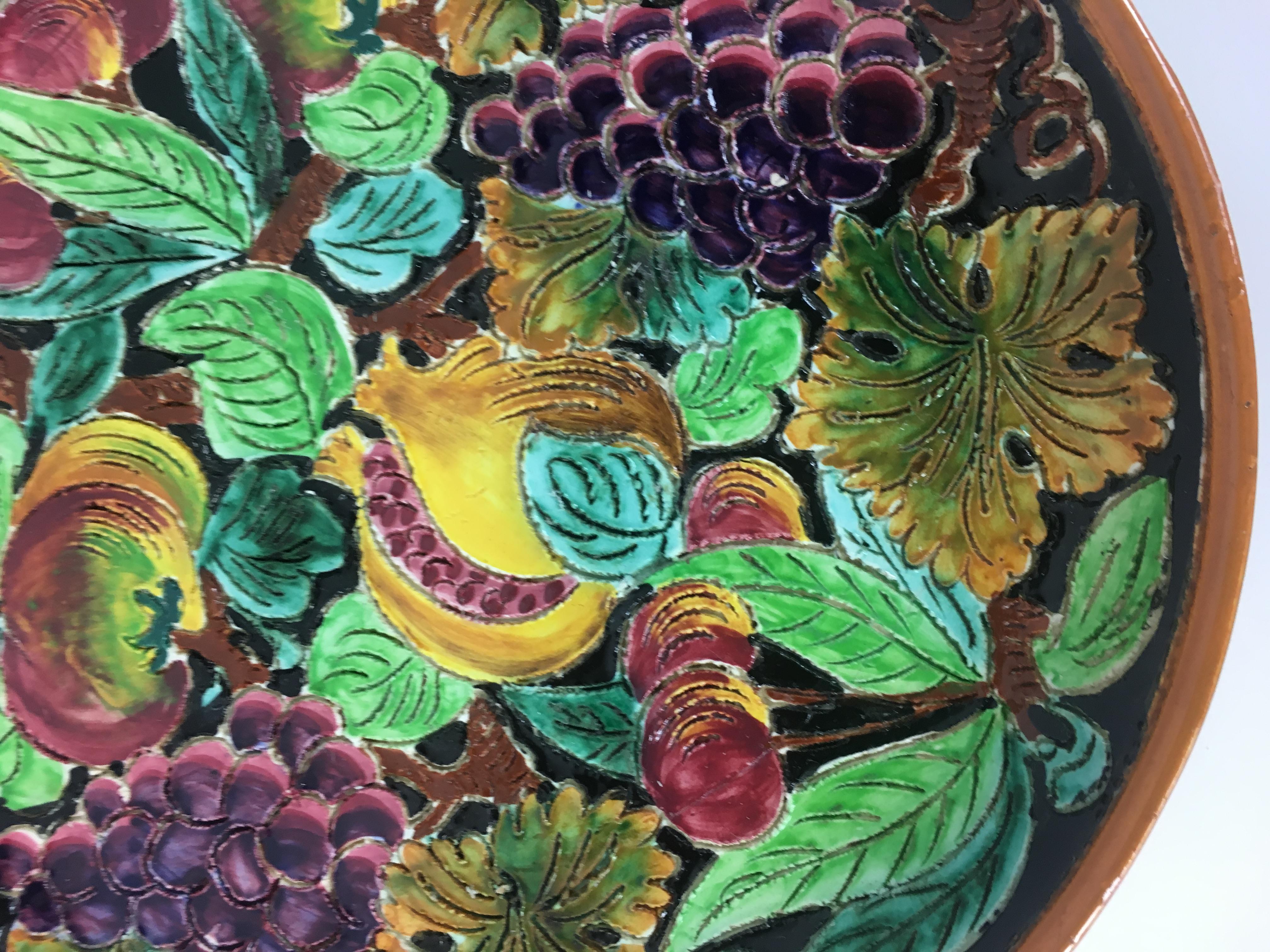 large decorative plate