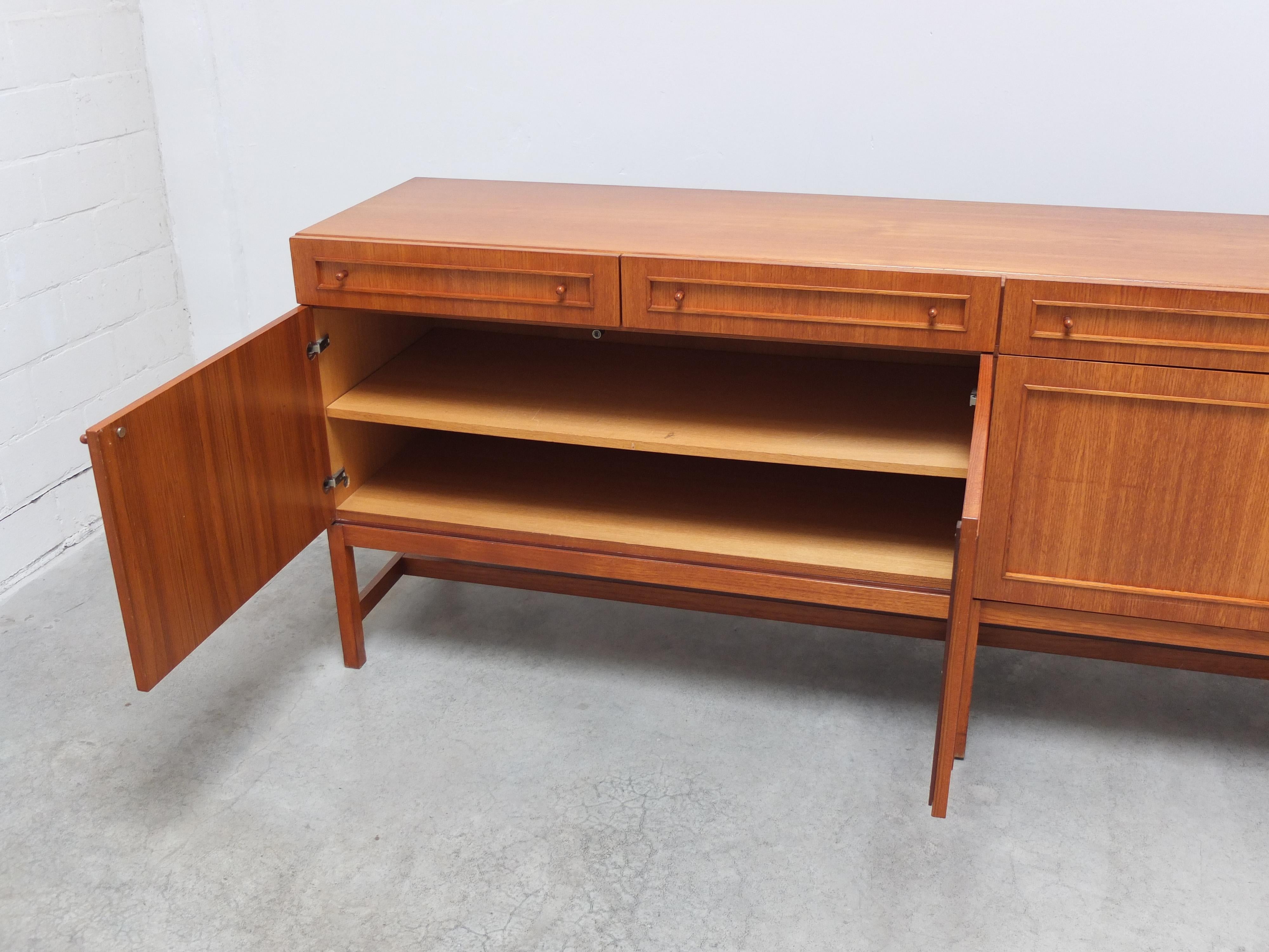Large Decorative Sideboard by Oswald Vermaercke for V-Form, 1966 For Sale 6