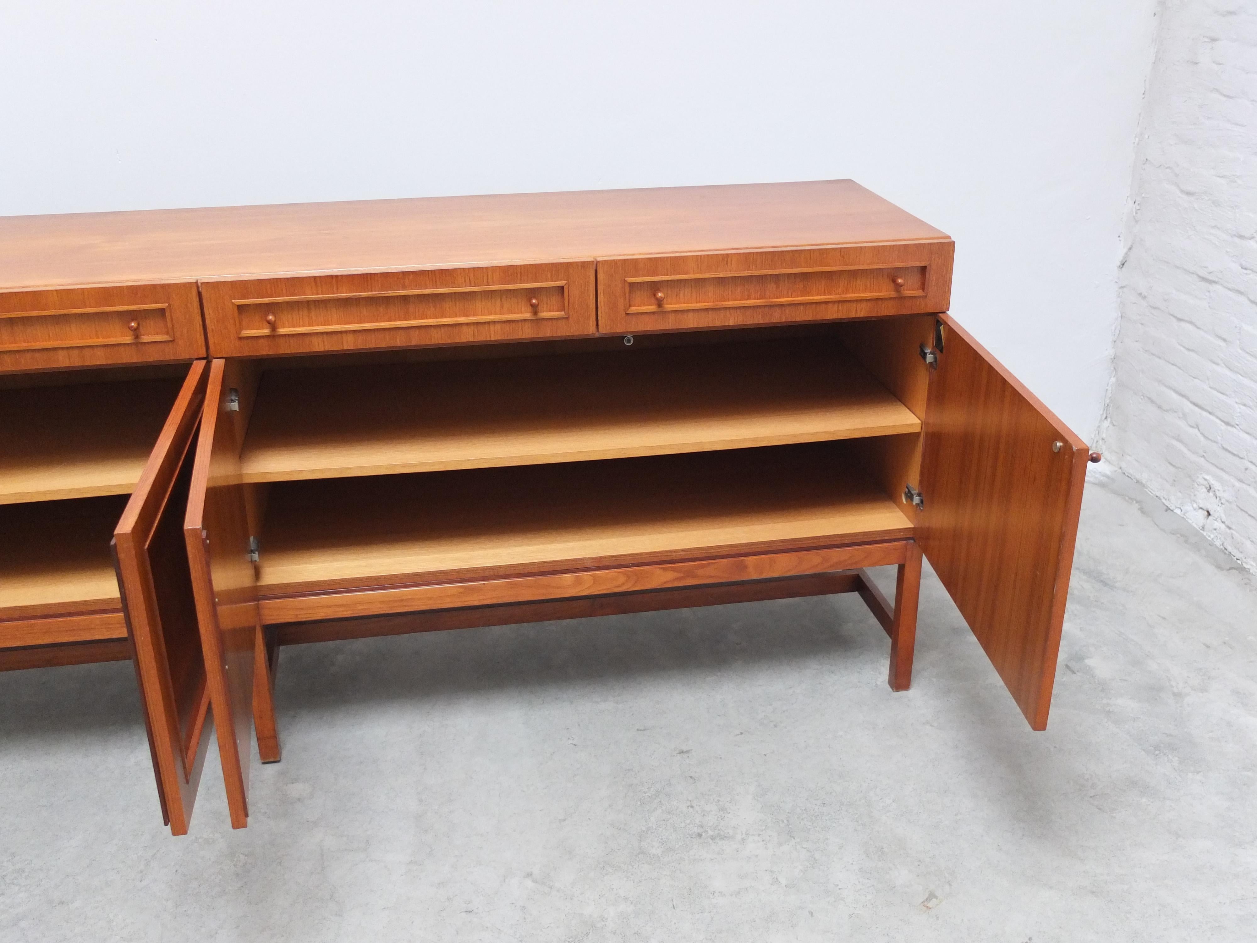 Large Decorative Sideboard by Oswald Vermaercke for V-Form, 1966 For Sale 7