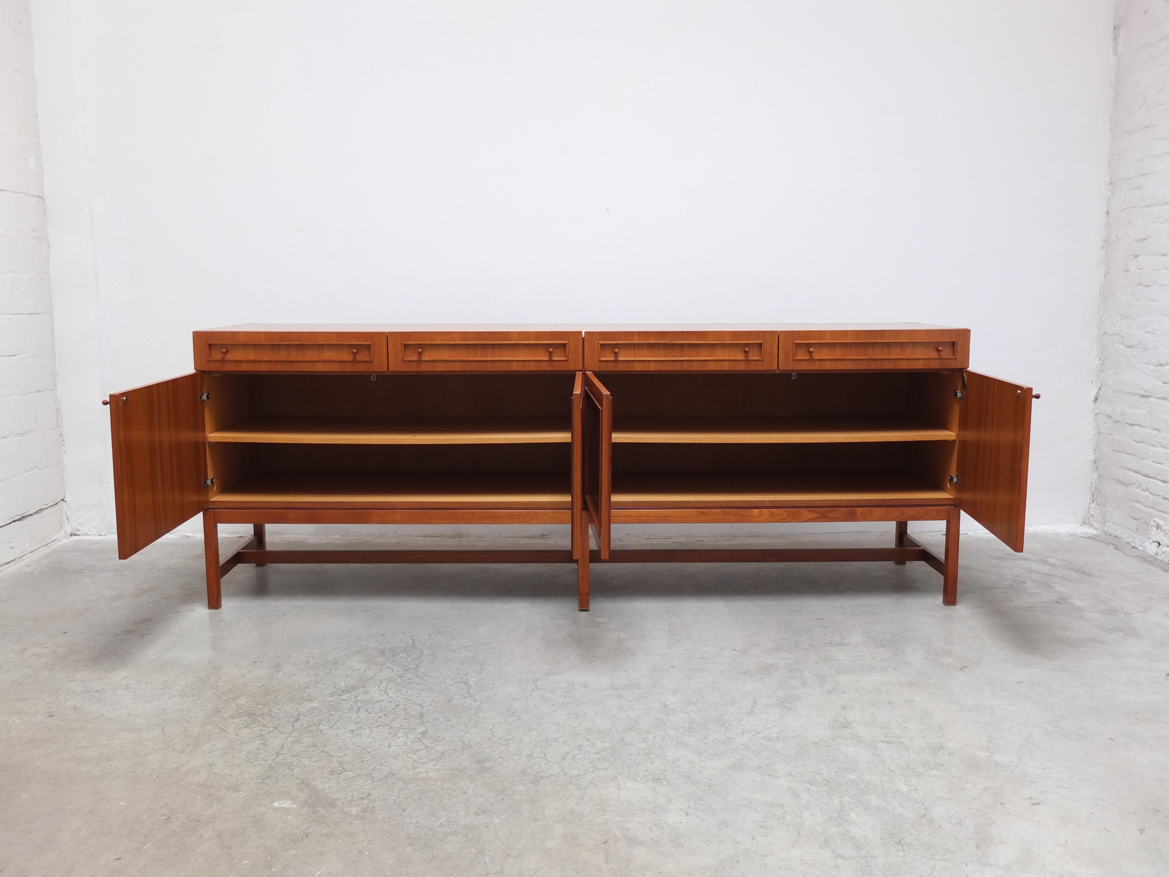 Large Decorative Sideboard by Oswald Vermaercke for V-Form, 1966 For Sale 8