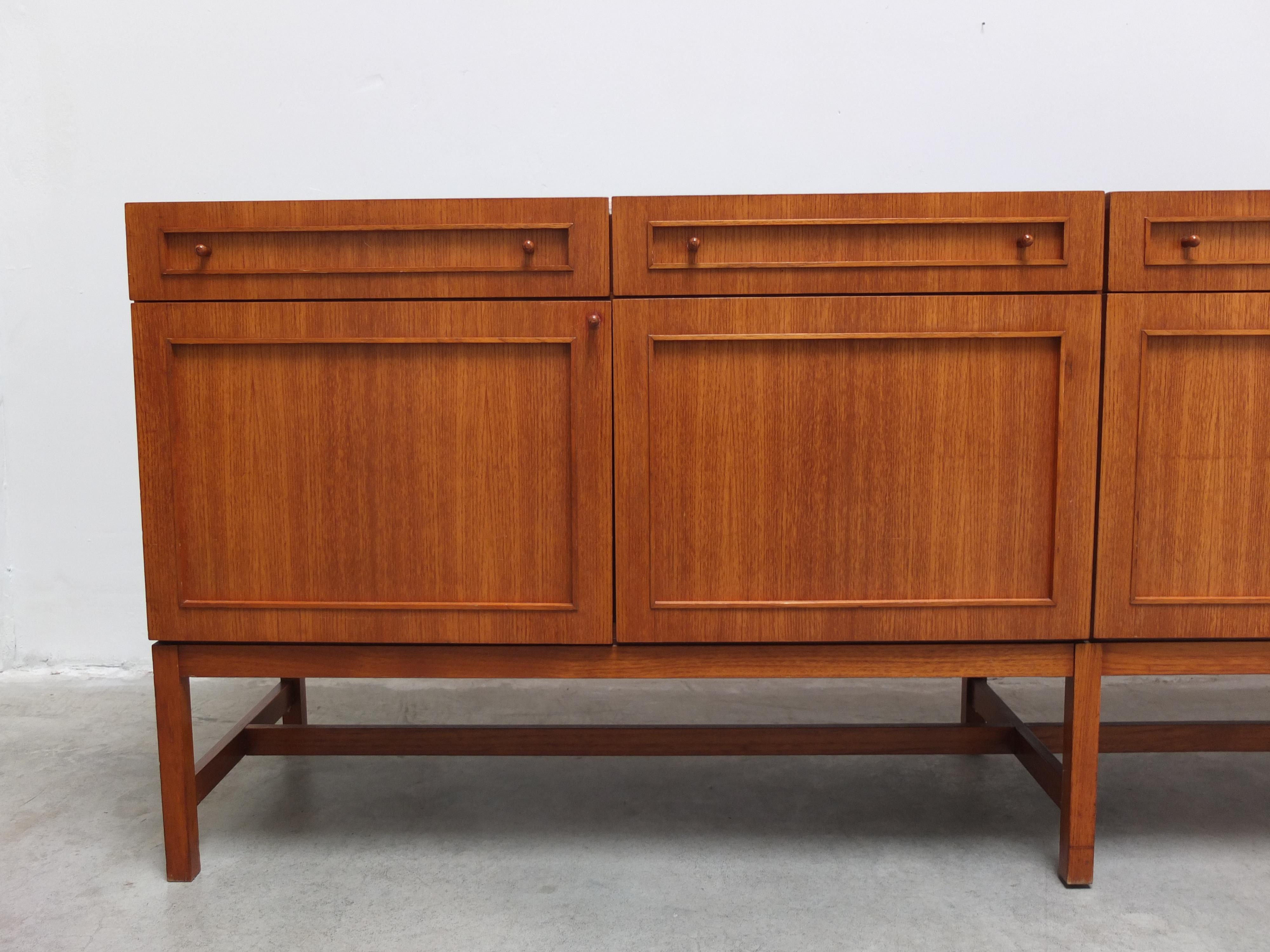 Large Decorative Sideboard by Oswald Vermaercke for V-Form, 1966 For Sale 9
