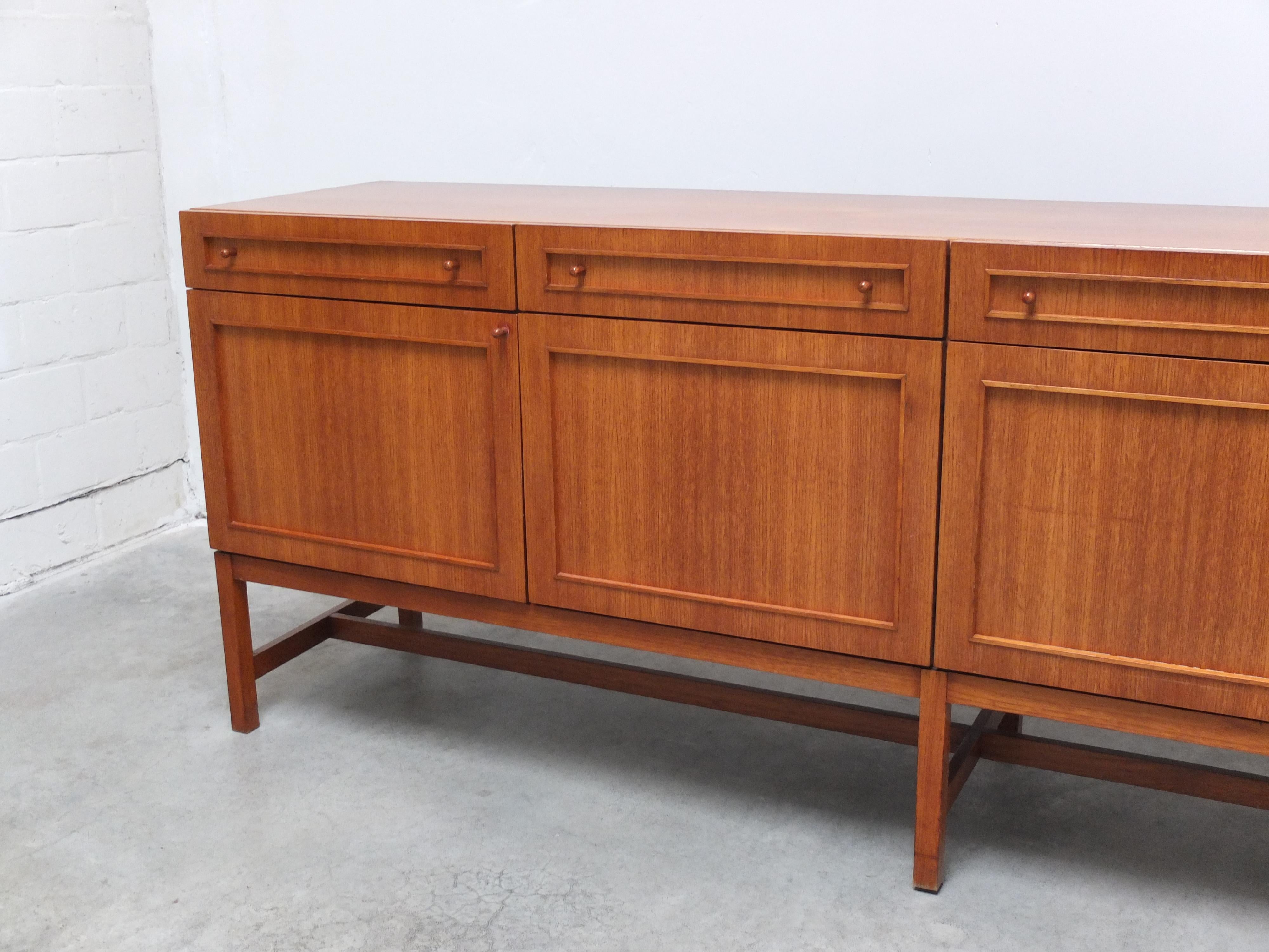 Large Decorative Sideboard by Oswald Vermaercke for V-Form, 1966 For Sale 12