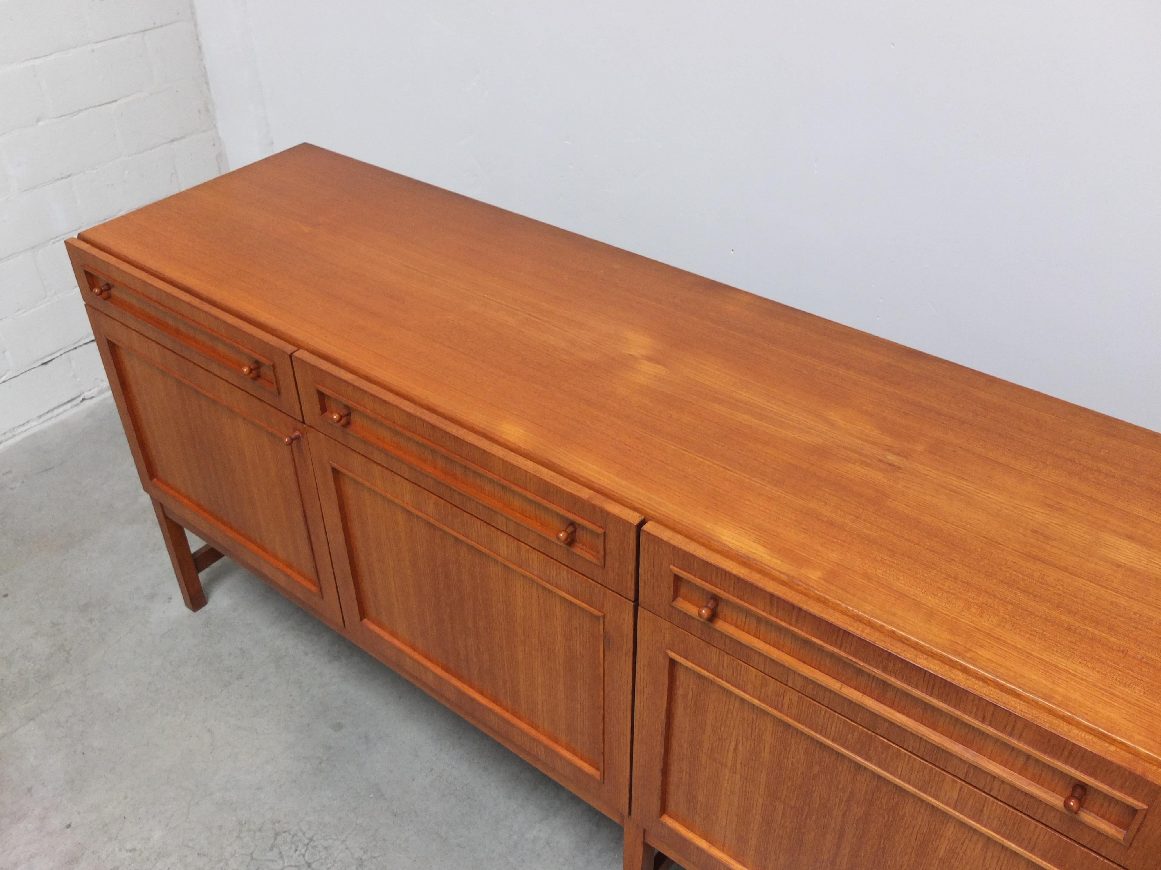 Large Decorative Sideboard by Oswald Vermaercke for V-Form, 1966 For Sale 1