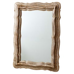 Gran Espejo Decorativo Hoja de Plata