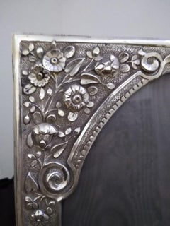 Large Decorative Silver Photo Frame