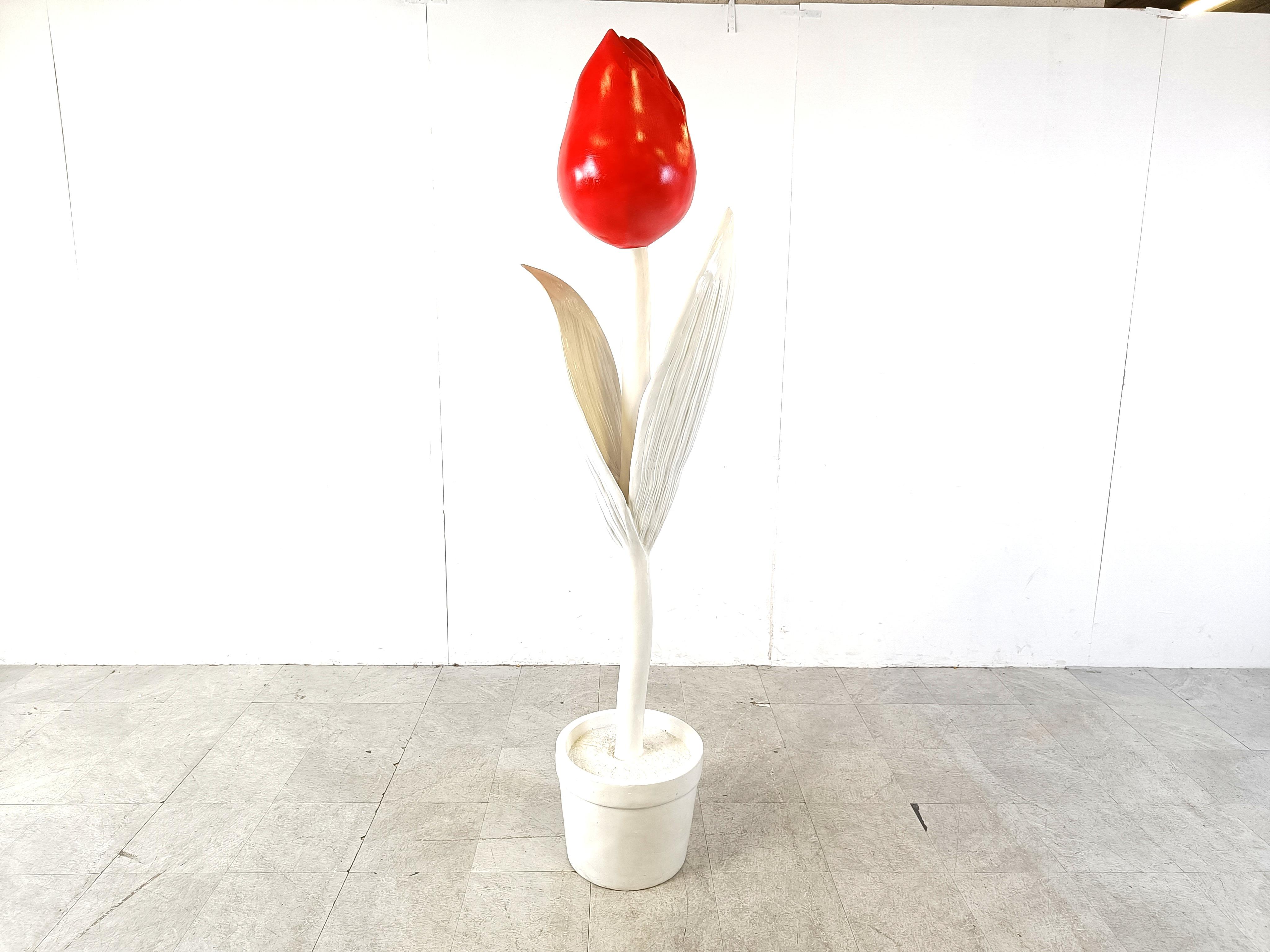 Dutch Large decorative tulip, 2m long For Sale