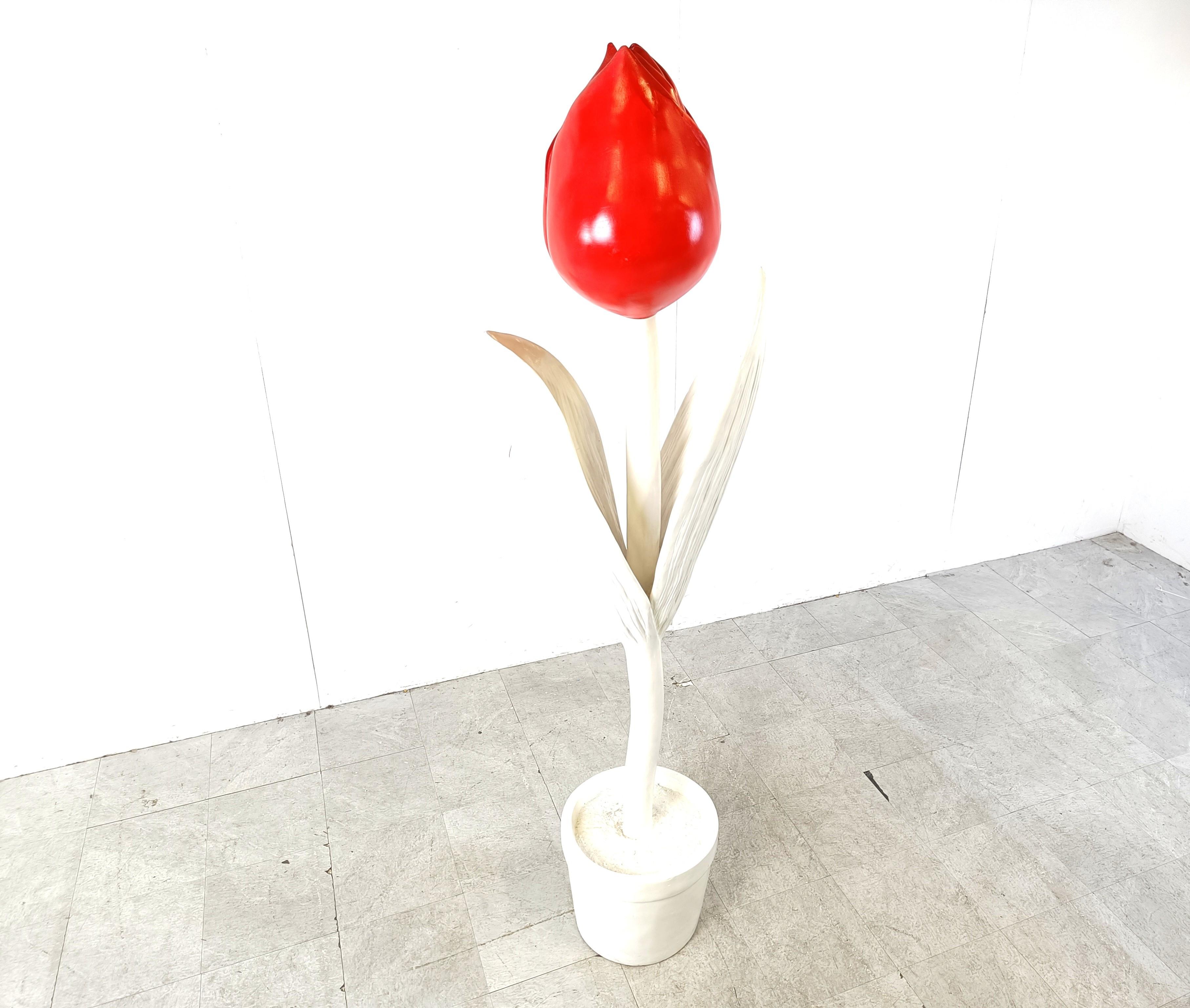 Contemporary Large decorative tulip, 2m long For Sale