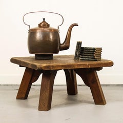 Large Decorative Victorian 19th Century Hammered Copper Teapot