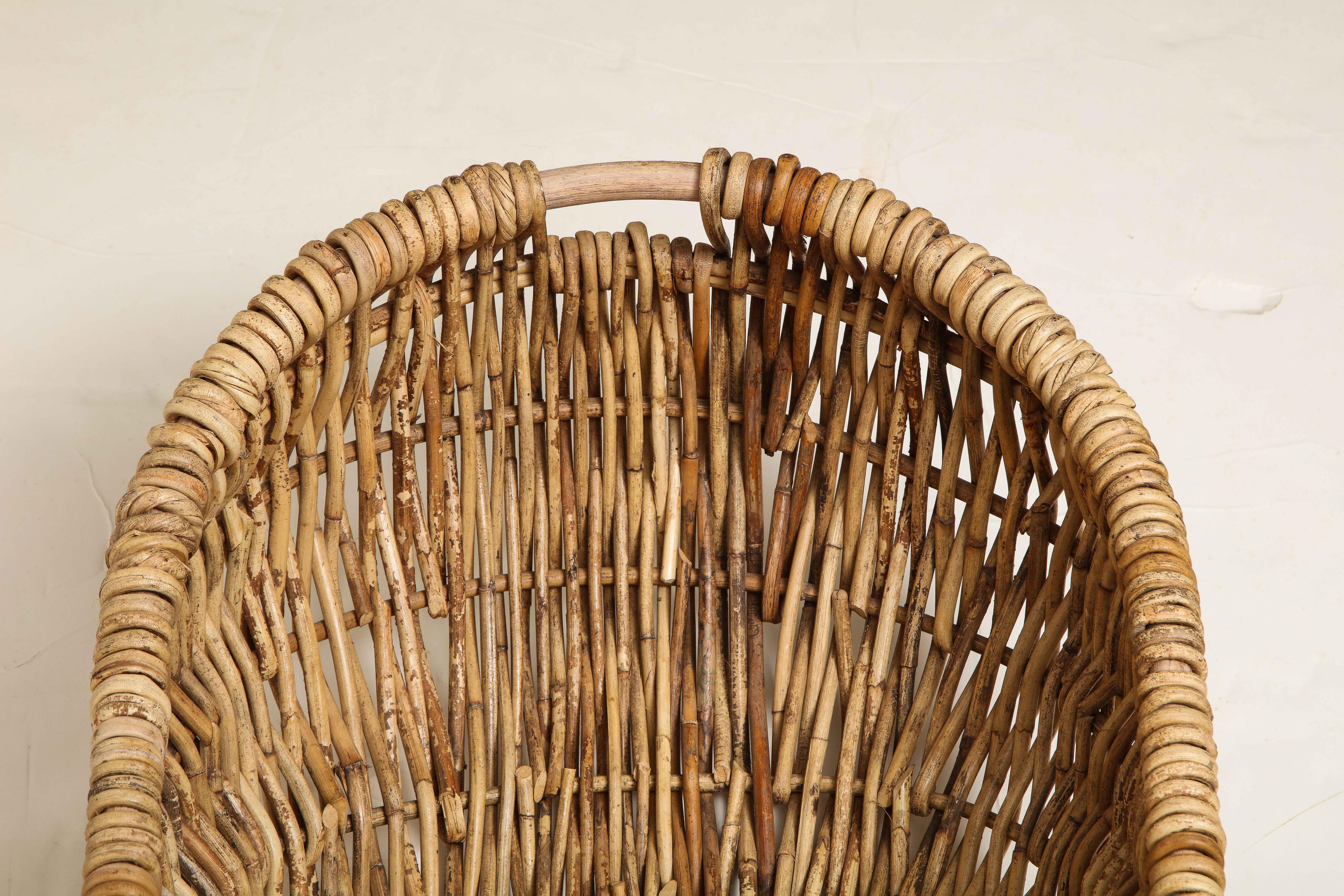 Large Decorative Wicker Basket 1