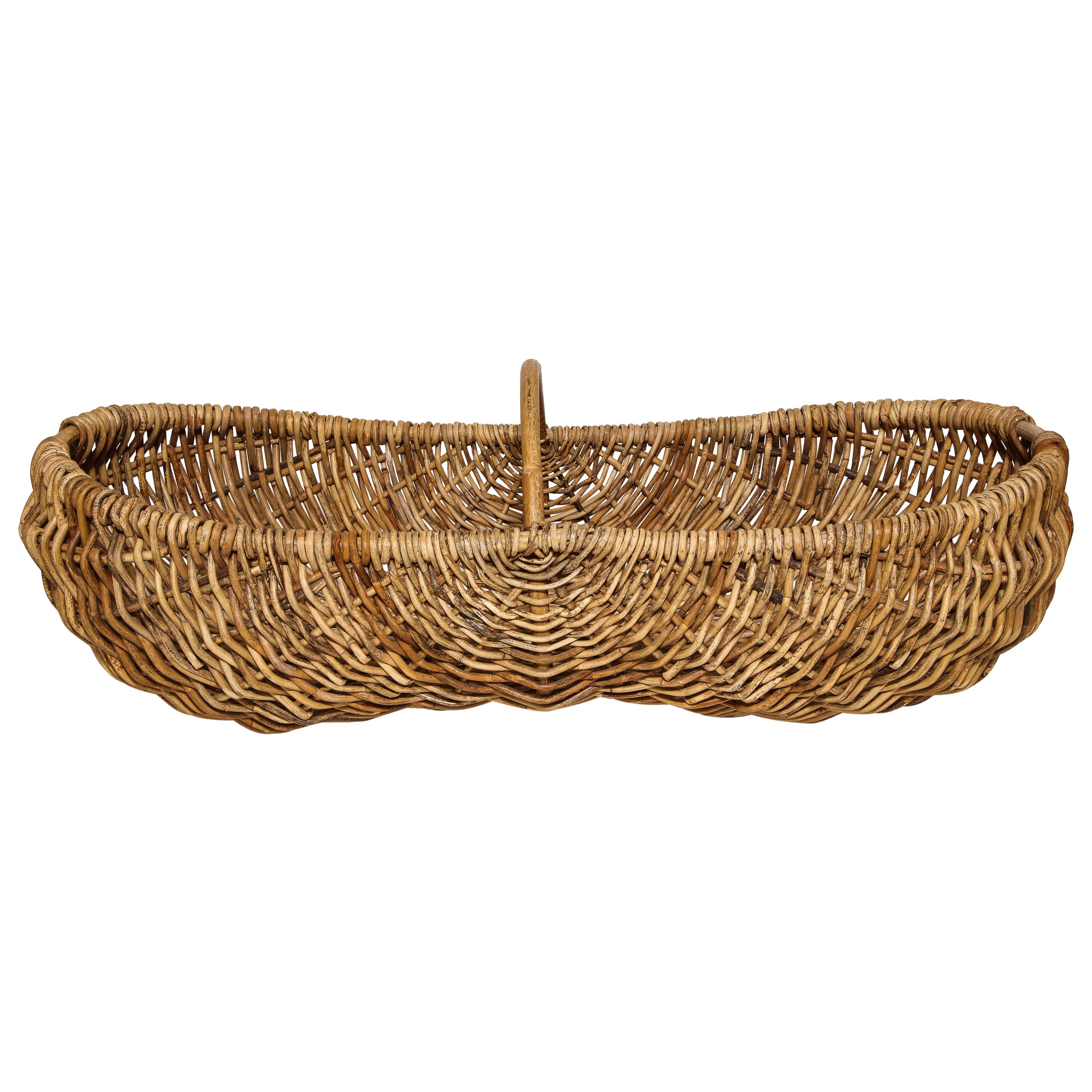 Large Decorative Wicker Basket